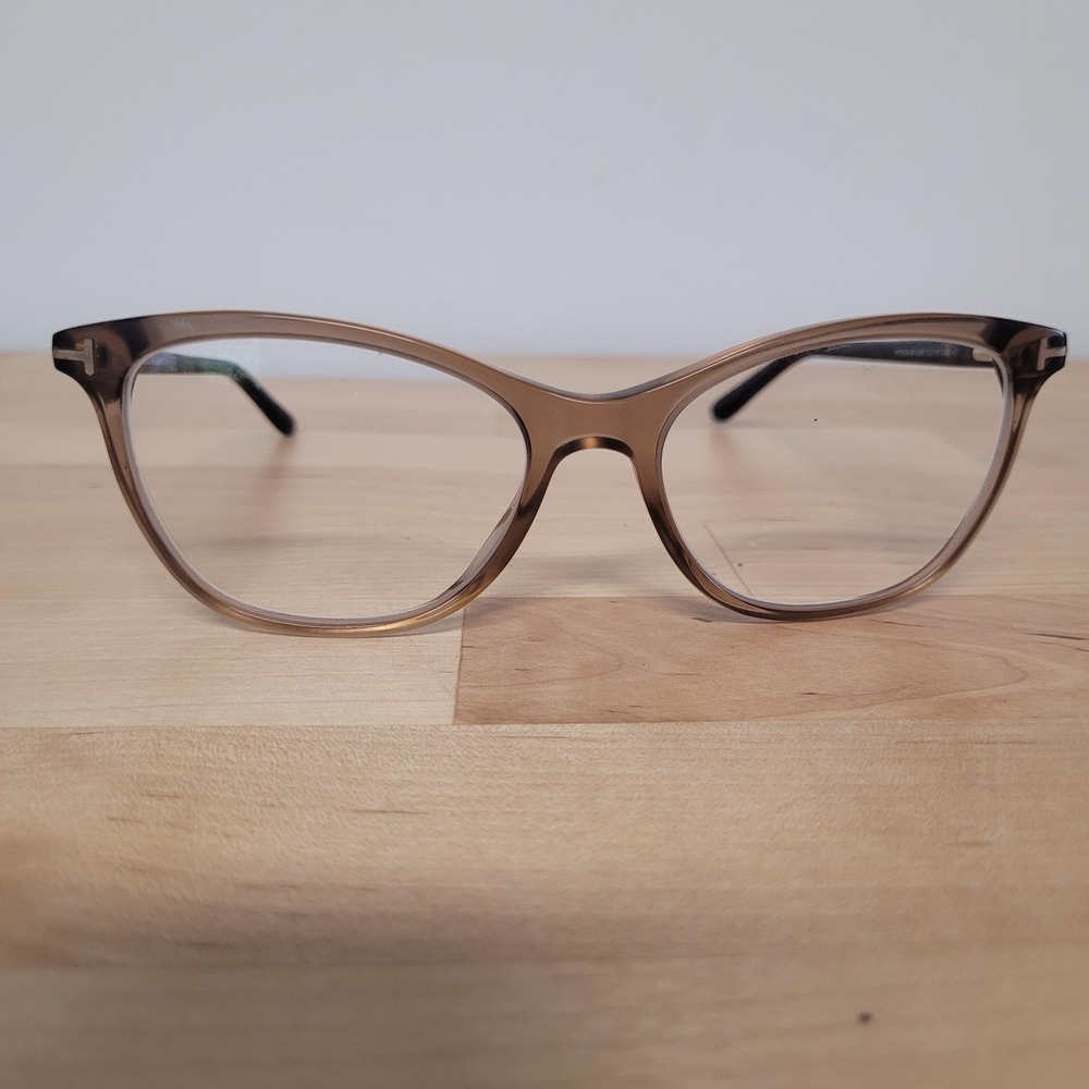 Tom Ford Sunglasses Womens 52-16 Brown Tortoise Cat Eye TF5636-B 045 Frames Only